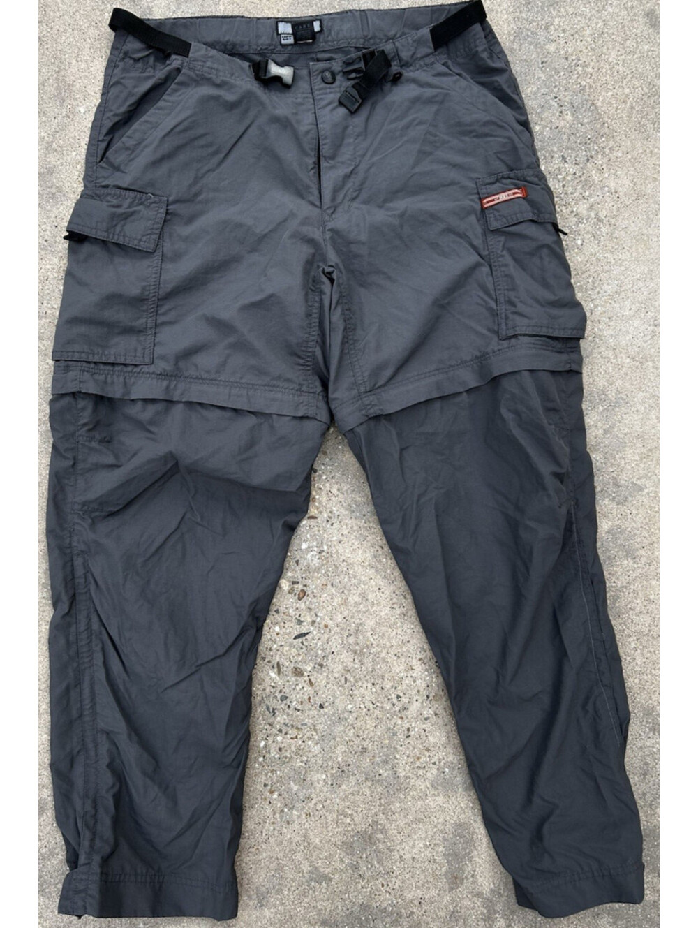 REI Women’s 10P Convertible Grey Hiking Pants/Shorts 30W x 28L Quick Dry Belt